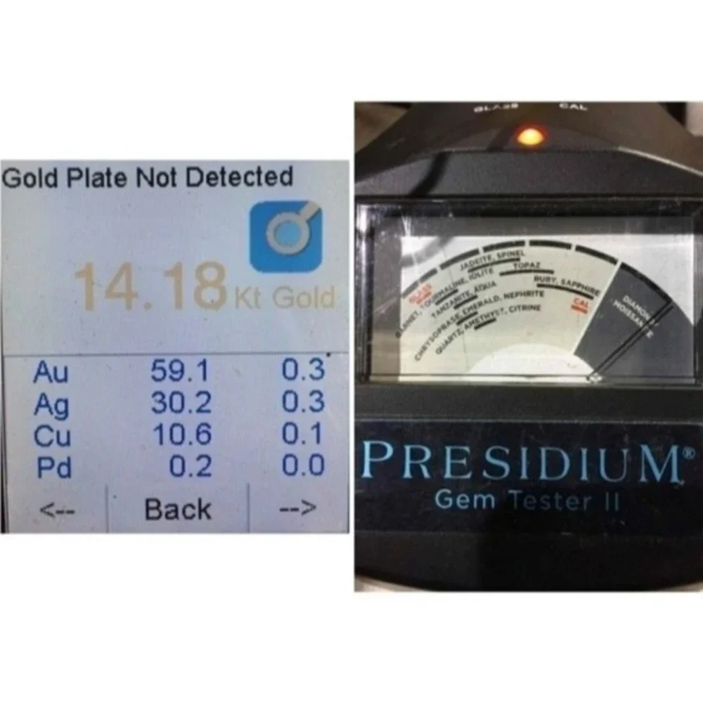 14.18K Yellow Gold Genuine Diamond Solitaire Engagement Wedding Ring Vintage - Picture 9 of 13